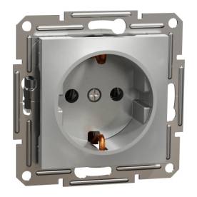 ASFORA 2P+F csatlakozóaljzat, csavaros, alumínium