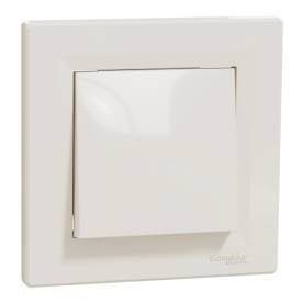 ASFORA Egypólusú kapcsoló, rugós bekötés, bézs (101)