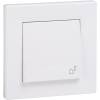 ASFORA Egypólusú nyomó, csengő - IP44, kerettel, fehér 
