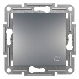 ASFORA Egypólusú nyomó, csengőjel, rugós bekötés, acél