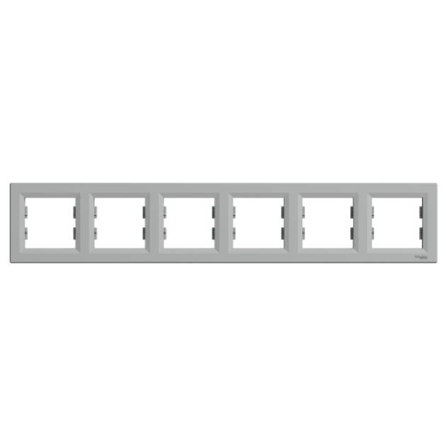 ASFORA Hatos keret, vízszintes, alumínium 