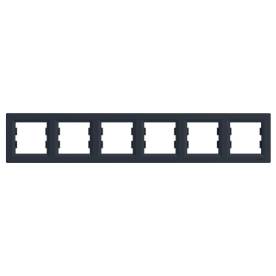 ASFORA Hatos keret, vízszintes, antracit