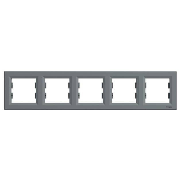 ASFORA Ötös keret, vízszintes, acél 