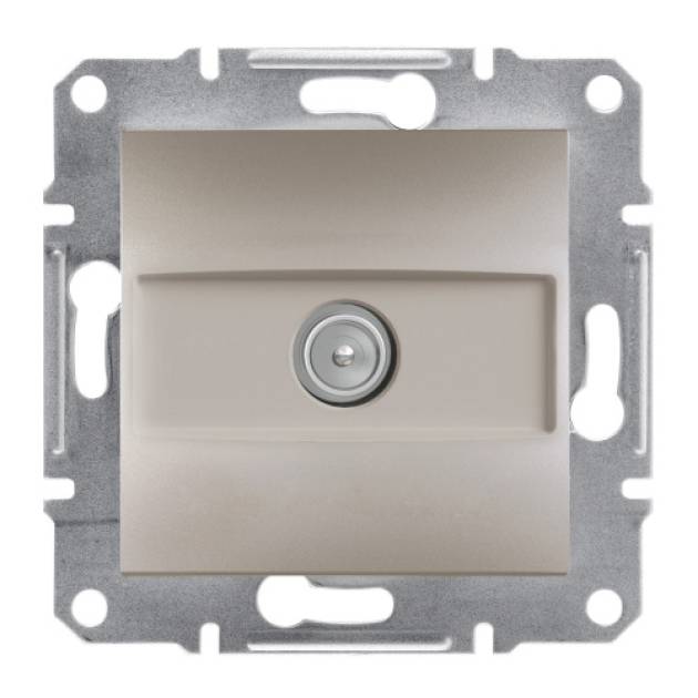 ASFORA TV aljzat, végzáró, 1 dB, bronz 