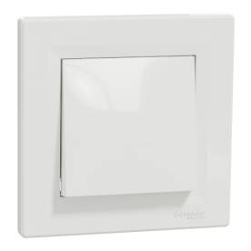 ASFORA Váltókapcsoló, rugós bekötés, fehér (106)