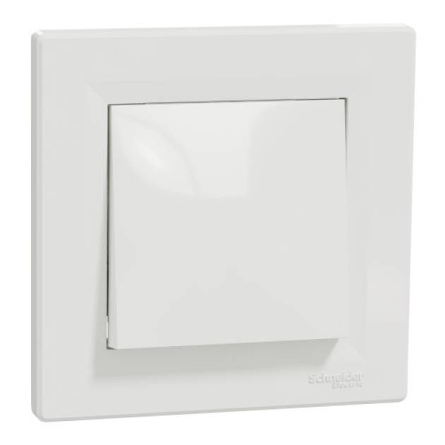 ASFORA Váltókapcsoló, rugós bekötés, fehér (106) 