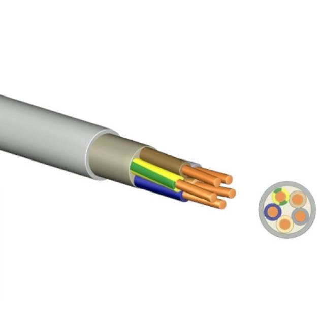 AT-N05VV-U (YM-J) 300/500V 3 x 2,5 mm2 (RE) - PVC szig., tömör réz erű, kiskábel 
