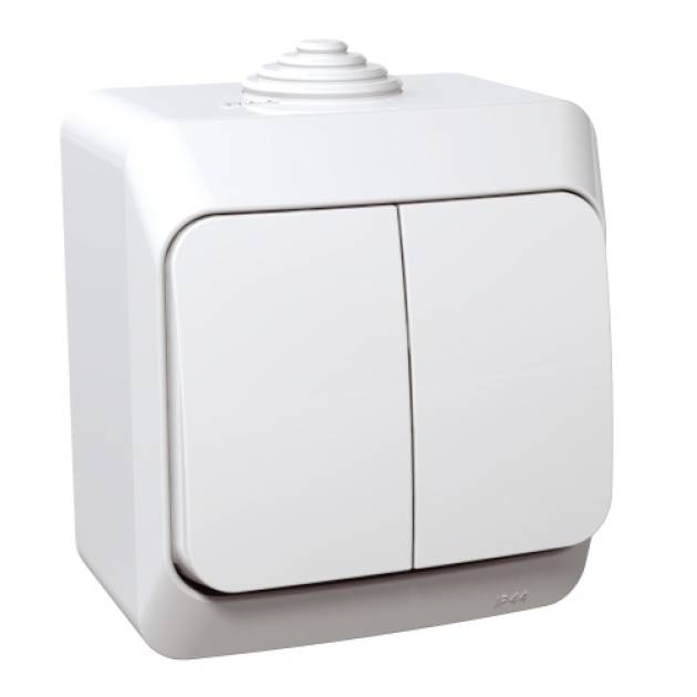 CEDAR PLUS Csillárkapcsoló, IP44, fehér (105) 