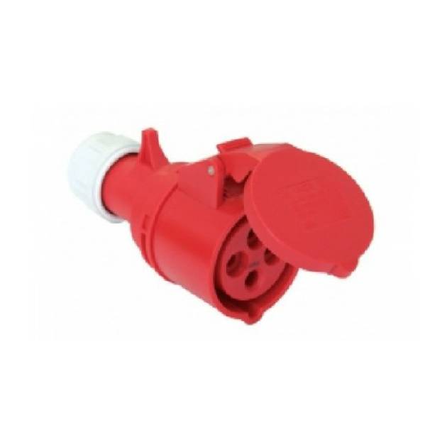 Dugalj lengő 32A 4-pólus 400V(50+60Hz) piros IP44 műanyag egyenes 