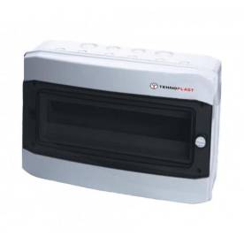 FALON KÍVÜLI KISELOSZTÓ DOBOZ, D SOROZAT, 12MODULOS, 319X259X144 MM, IP65