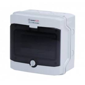 FALON KÍVÜLI KISELOSZTÓ DOBOZ, D SOROZAT, 8MODULOS, 200X200X120MM,IP65