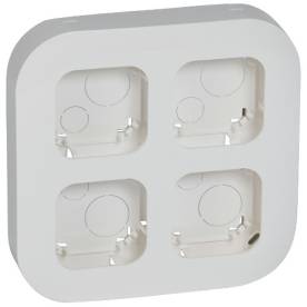 Forix IP20 falon kívüli 4-es sorolású munkaállomás fehér