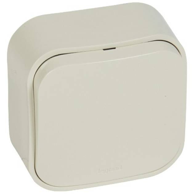 Forix IP20 falon kívüli egypólusú kapcsoló, 10 AX - 250 V~ bézs 