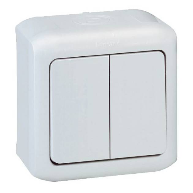 Forix IP44 falon kívüli csillárkapcsoló 10 AX - 250 V~ fehér 