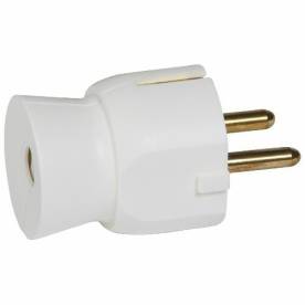 Legrand 2P+F csatlakozó dugó műanyag, fehér