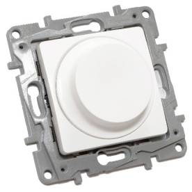 Niloé forgatógombos fényerőszabályzó 5 - 300 W (izzó, halogén), 2-vezetékes, feh