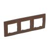 Niloé hármas keret, kakaóbarna 