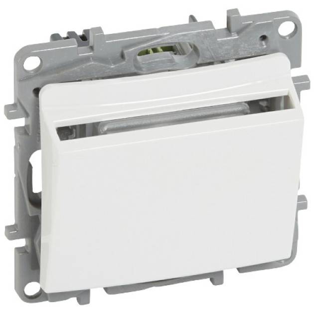 Niloé hotelkártya-kapcsoló, köröm nélkül, fehér 