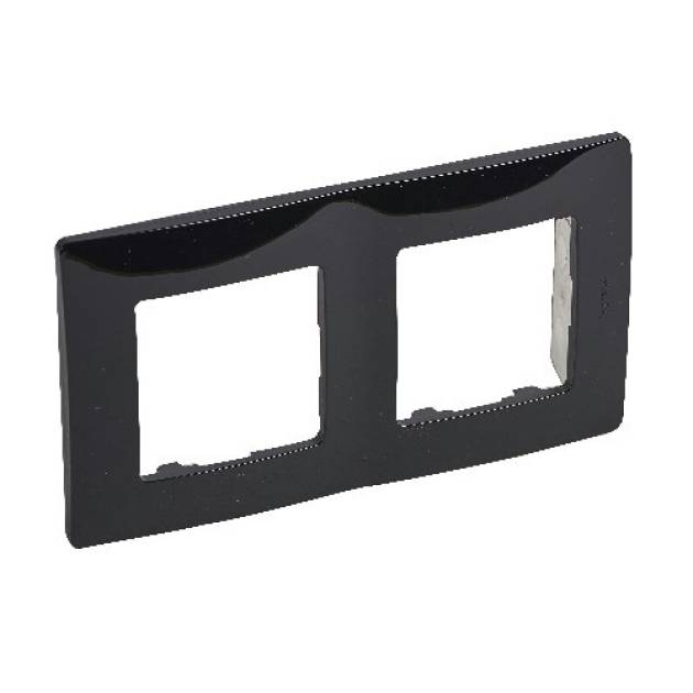 Niloé kettes keret, onyx fekete 