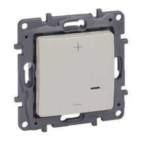 Niloé nyomógombos fényerőszabályzó 125W, 2 vezetékes, bézs