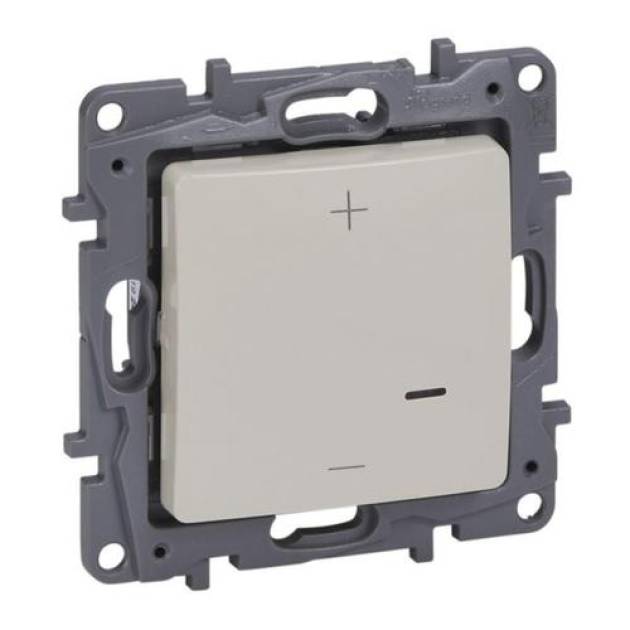 Niloé nyomógombos fényerőszabályzó 125W, 2 vezetékes, bézs 