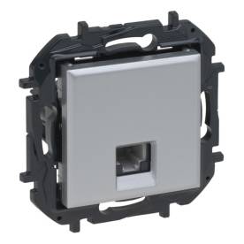 Niloé Step 1xRJ11 csatlakozóaljzat, alumínium