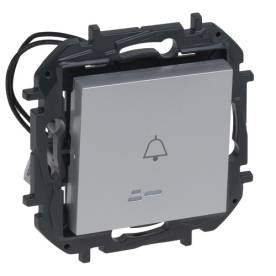 Niloé Step egypólusú nyomó jelzőfénnyel, csengőjellel, alumínium