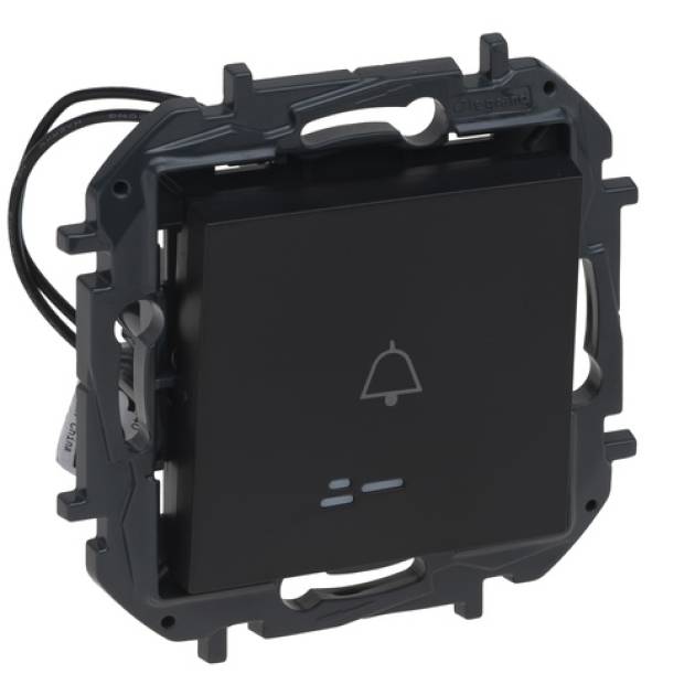 Niloé Step egypólusú nyomó jelzőfénnyel, csengőjellel, fekete 