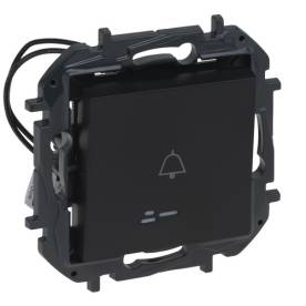 Niloé Step egypólusú nyomó jelzőfénnyel, csengőjellel, fekete