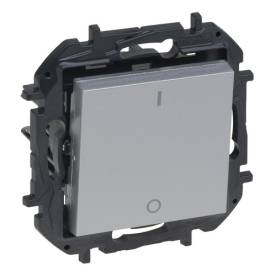 Niloé Step kétpólusú kapcsoló, 10AX, alumínium