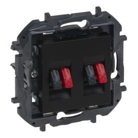 Niloé Step kettős hangszóró aljzat, fekete