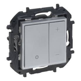 Niloé Step nyomógombos fényerőszabályzó 125W, 2 vezetékes, alumínium