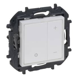 Niloé Step nyomógombos fényerőszabályzó 125W, 2 vezetékes, fehér