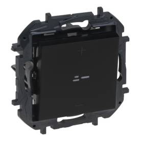 Niloé Step nyomógombos fényerőszabályzó 150W, 3 vezetékes, fekete