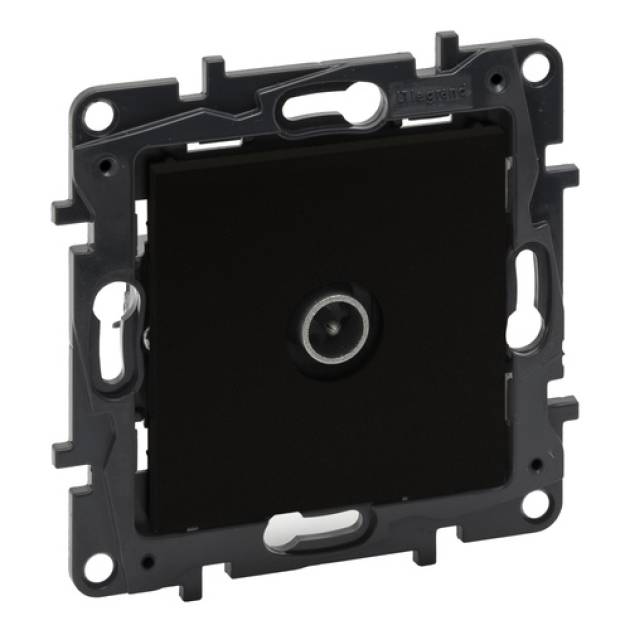 Niloé Step TV átmenő aljzat (14 dB), fekete 