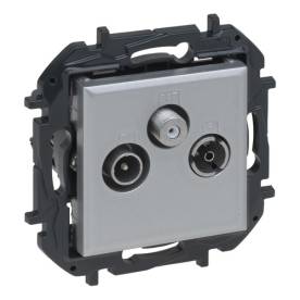 Niloé Step TV-R-SAT csillagpontos aljzat (1,5 dB), alumínium