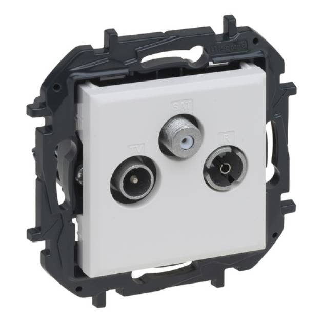 Niloé Step TV-R-SAT csillagpontos aljzat (1,5 dB), fehér 