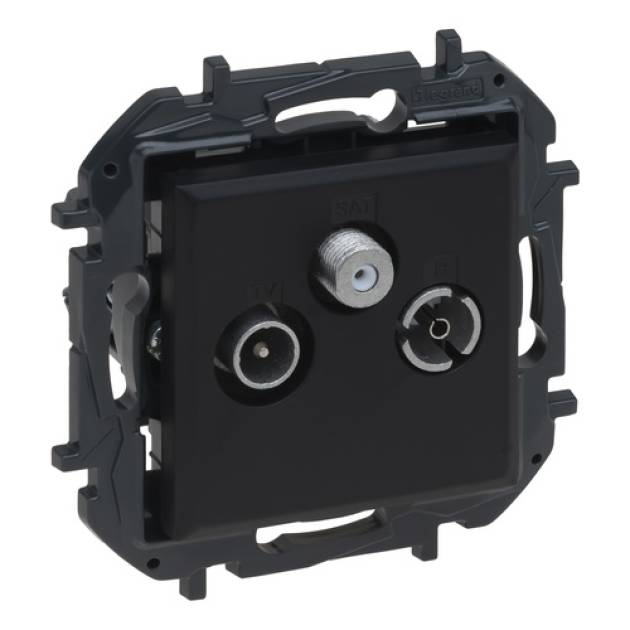 Niloé Step TV-R-SAT csillagpontos aljzat (1,5 dB), fekete 