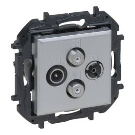 Niloé Step TV-R-SAT-SAT csillagpontos aljzat (1,5 dB), alumínium