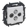 Niloé Step TV-R-SAT-SAT csillagpontos aljzat (1,5 dB), fehér 