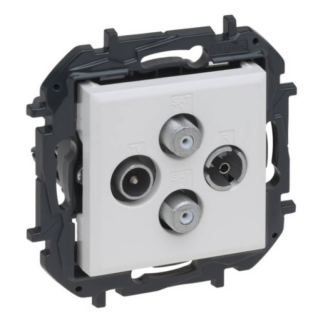 Niloé Step TV-R-SAT-SAT csillagpontos aljzat (1,5 dB), fehér 