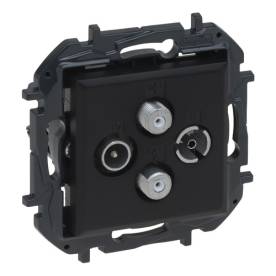 Niloé Step TV-R-SAT-SAT csillagpontos aljzat (1,5 dB), fekete