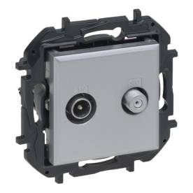 Niloé Step TV-SAT csillagpontos aljzat (1,5 dB), alumínium