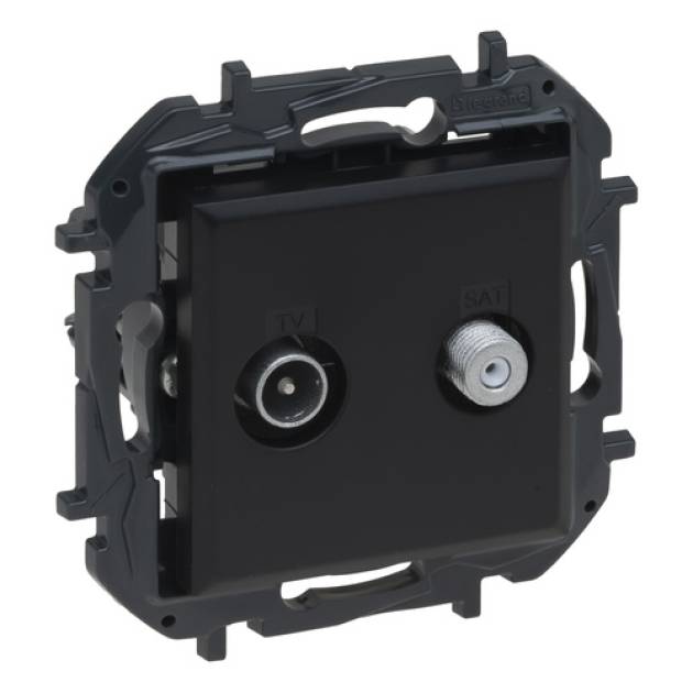 Niloé Step TV-SAT csillagpontos aljzat (1,5 dB), fekete 