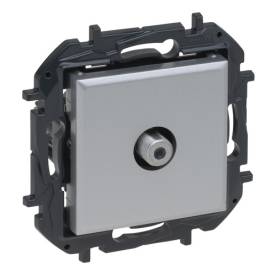 Niloé Step TV végzáró aljzat "F" típus (1,5 dB), alumínium