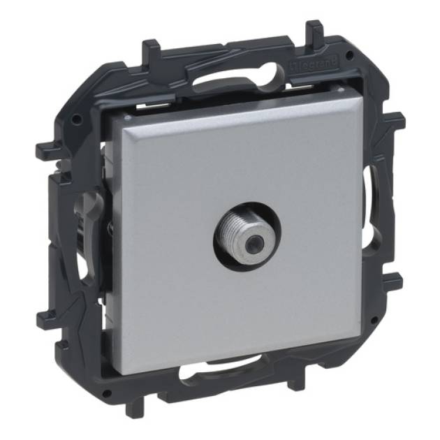 Niloé Step TV végzáró aljzat "F" típus (1,5 dB), alumínium 