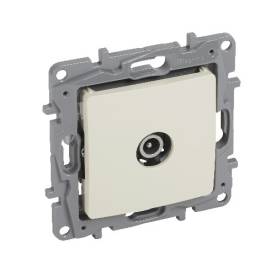 Niloé TV aljzat, "F-F", végzáró (1 dB), bézs