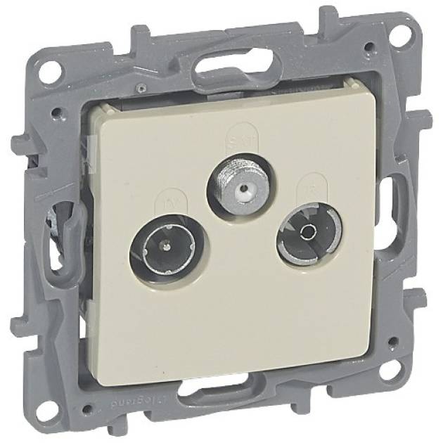 Niloé TV-RD-SAT aljzat átmenő (14dB), bézs 