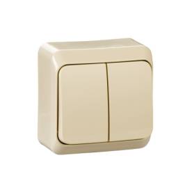 PRIMA Csillárkapcsoló 10AX, krém (105)