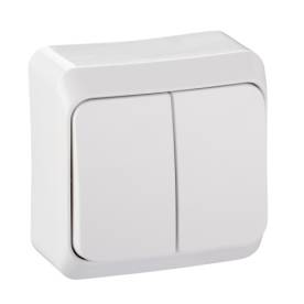 PRIMA Csillárkapcsoló, jelzőfényes 10AX, fehér